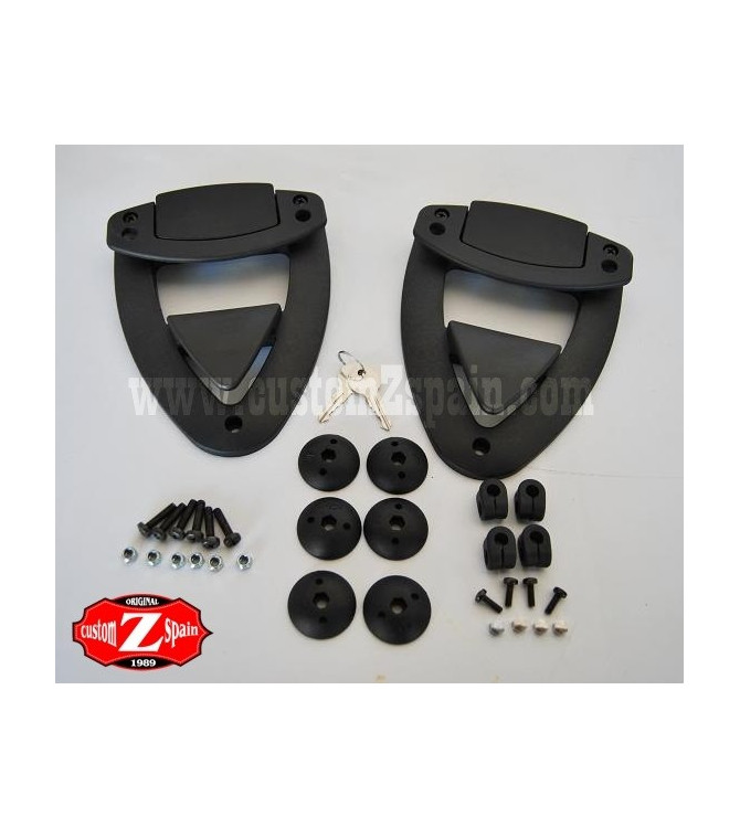 Alforjas Rigidas para Yamaha VStar 1300 mod, CAMPEADOR Coco Marron Celtic Basicas