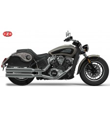 Sacoches rigides VENDETTA 8 Ball Flames pour Indian Scout Sixty