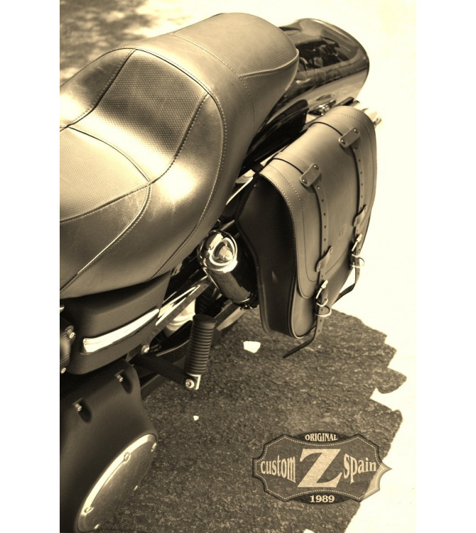 Alforja para Dyna Harley Davidson mod, BANDO Básica - Hueco amortiguador - IZQUIERDA