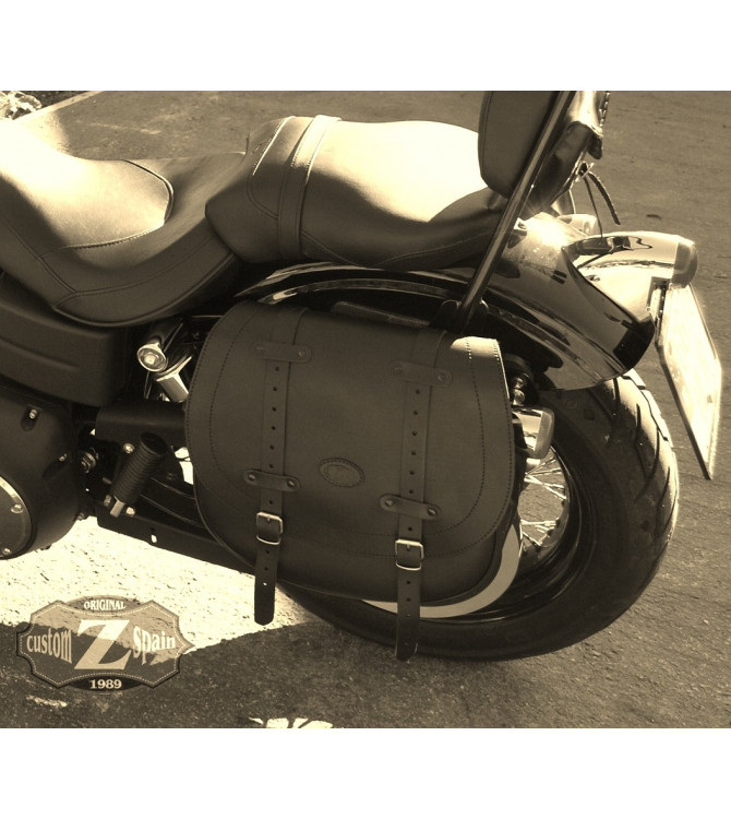 Alforja para Dyna Harley Davidson mod, BANDO Básica - Hueco amortiguador - IZQUIERDA