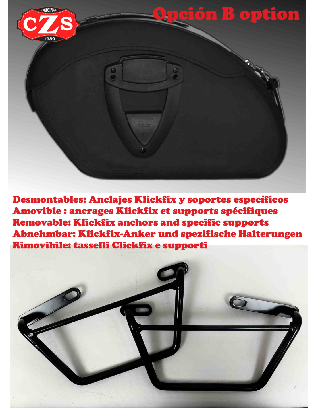 Rigid Saddlebags Honda Rebel CMX 1100