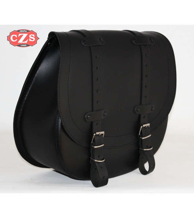 Bisaccia per Sportster 883/1200 mod, BANDO di base - Foro per ammortizzatore - DESTRA