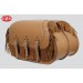 Rigid saddlebags CAMPEADOR with fringes - Universal - Camel