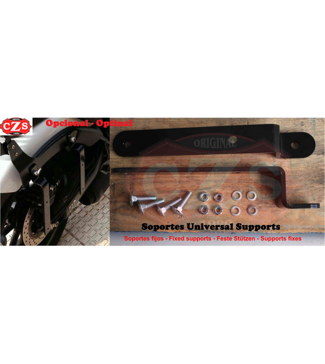 Sacoche pour Dyna Harley Davidson mod, CENTURION - Patch de crâne - DROITE 