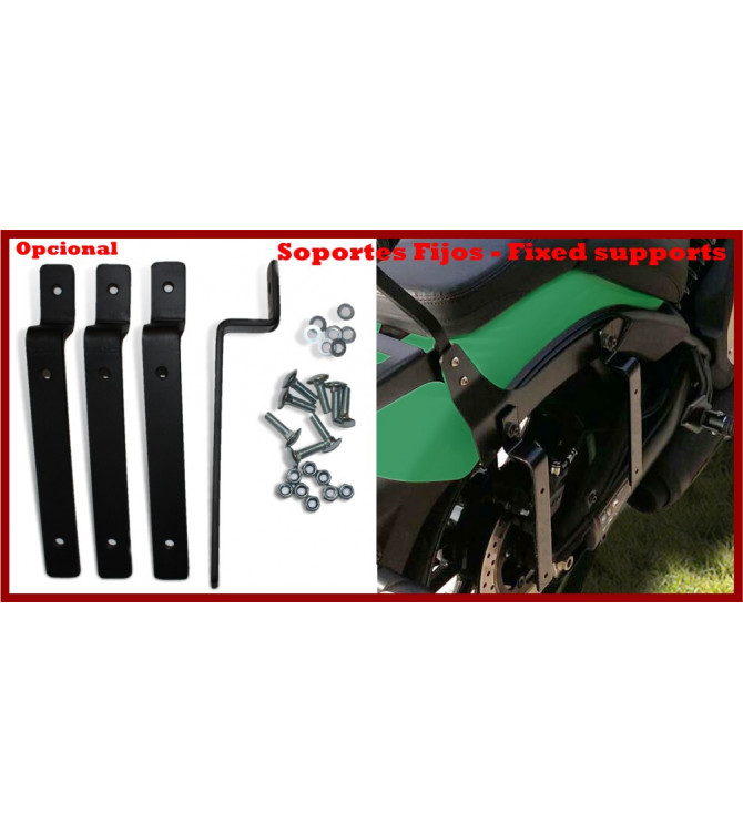 Saddlebags for Honda Shadow VT125 mod, BANDO Basic 