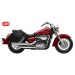 Sacoches Rigide pour Honda Shadow Phanton Aero 750cc mod, ECLIPSE - Basique - 