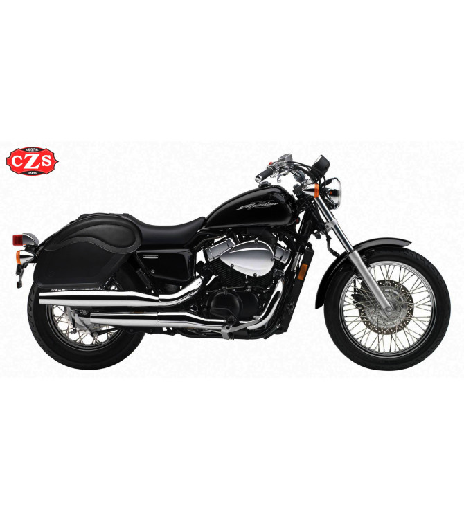 Borse laterali rigide per Honda Shadow Phanton Aero 750cc mod, ECLIPSE - Di base - 