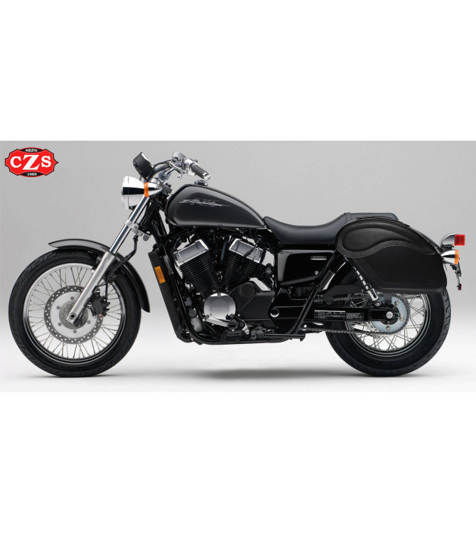 Sacoches Rigide pour Honda Shadow Phanton Aero 750cc mod, ECLIPSE - Basique - 