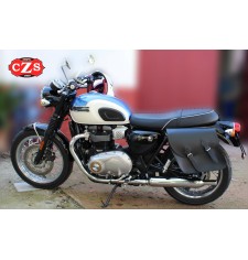 Satteltaschen für Triumph Bonneville T100/120 mod, FARAON Basis Anpassungsfähig