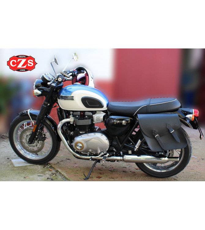 Alforjas para Triumph Bonneville T100/120 mod, FARAON Básica Adaptables