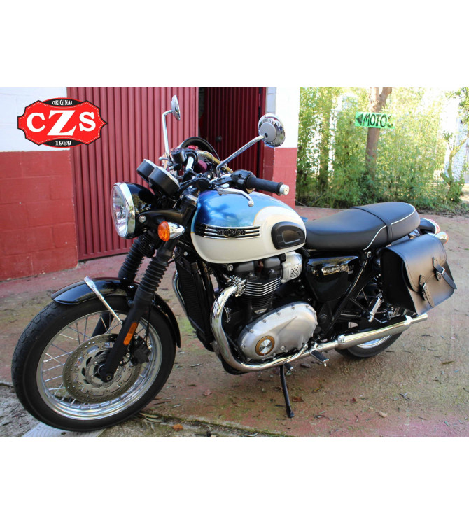 Alforjas para Triumph Bonneville T100/120 mod, FARAON Básica Adaptables