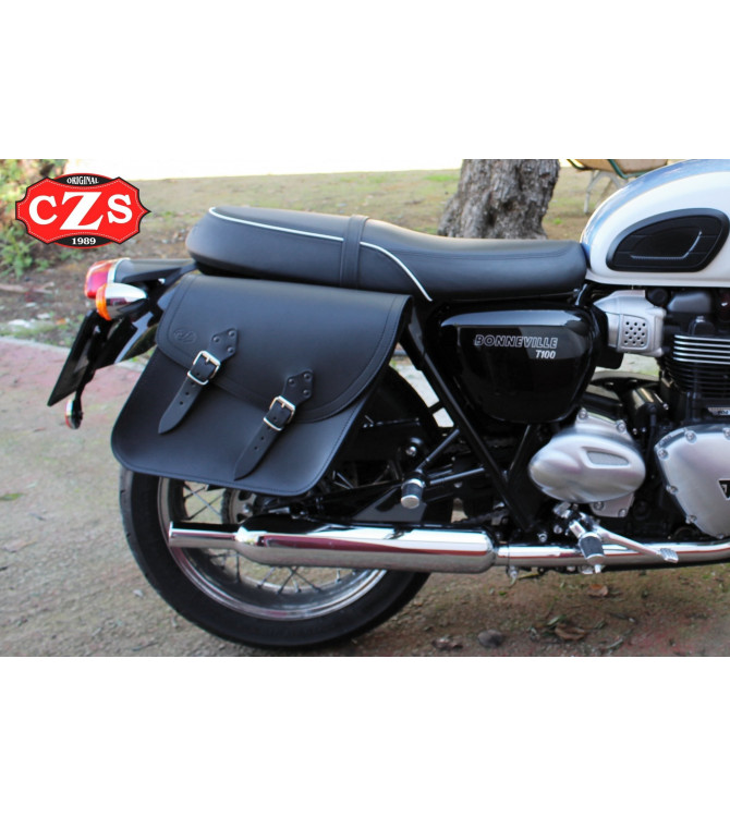 Alforjas para Triumph Bonneville T100/120 mod, FARAON Básica Adaptables