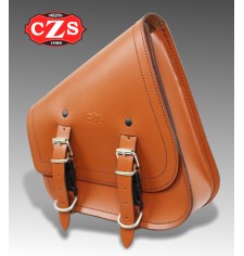 Saddlebag for Sportster 883/1200 Harley Davidson mod, GADIZ Basic Specific - Brown - 