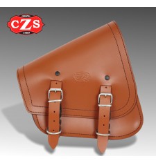 Saddlebag for Sportster 883/1200 Harley Davidson mod, GADIZ Basic Specific - Brown - 