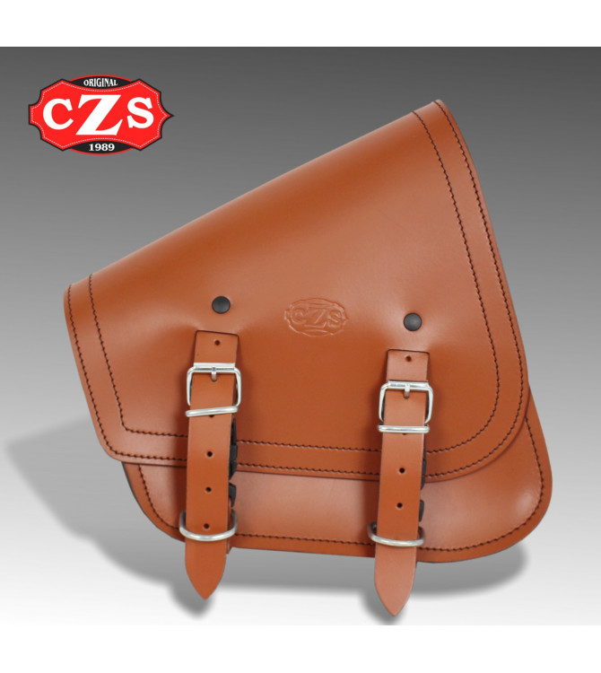 Alforja para Sportster 883/1200 Harley Davidson mod, GADIZ Básica Específica - Marrón -