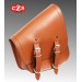 Saddlebag for Sportster 883/1200 Harley Davidson mod, GADIZ Basic Specific - Brown - 