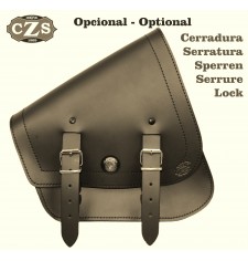 Saddlebag for Sportster 883/1200 Harley Davidson mod, GADIZ Basic Specific - Brown - 