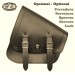 Satteltasche für Sportster 883/1200 Harley Davidson mod, GADIZ Basis Spezisfiche - Braun -