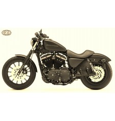 Sacoche pour Sportster 883/1200 Harley Davidson mod, GADIZ Basique Spécifique - Brun - 