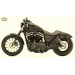 Sacoche pour Sportster 883/1200 Harley Davidson mod, GADIZ Basique Spécifique - Brun - 