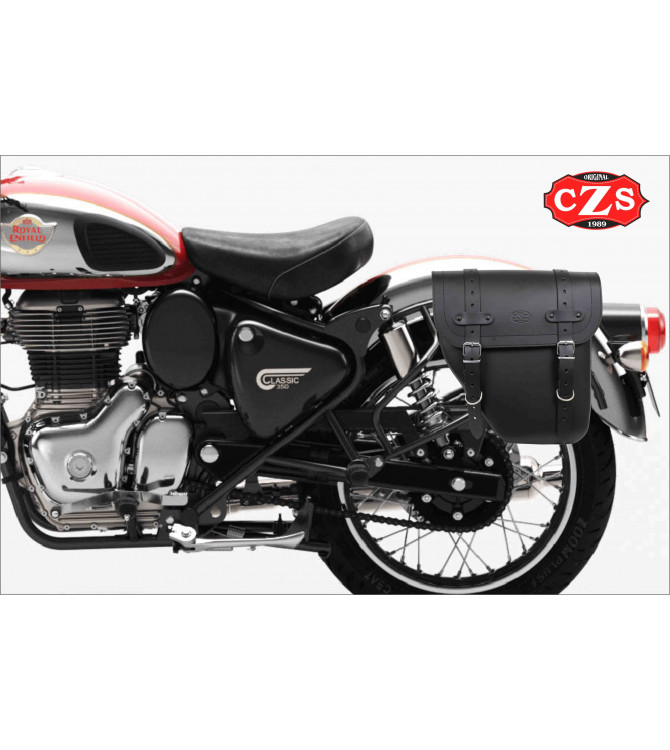 Alforja CENTURION para Royal Enfield Classic 350-500 desde 2021 - Especifica - Negro 