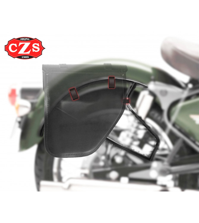 Borsa laterale CENTURION per Royal Enfield Classic 350-500 dal 2021 - specifica - nera
