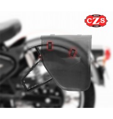 CENTURION Satteltasche für Royal Enfield Classic 350-500 ab 2021 – Spezifiziert – Schwarz