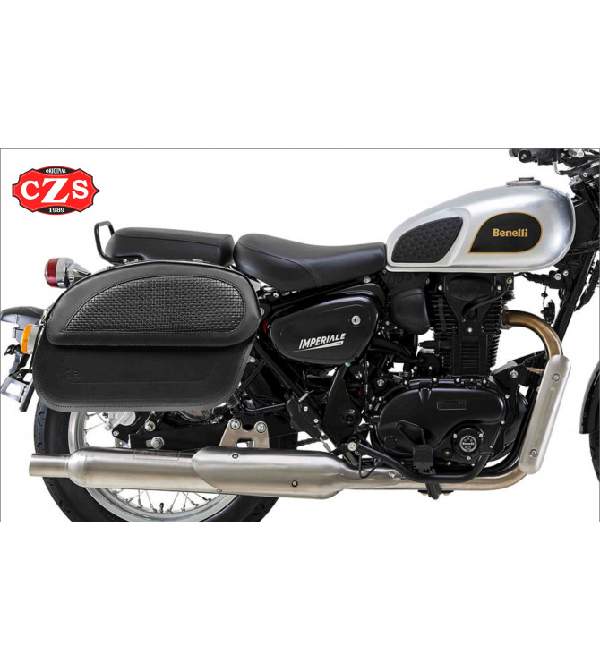 SAHARA Rigid Saddlebags for Benelli Imperiale 400 - Basic