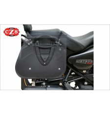 Saddlebags set for Kawasaki W800 mod, SCIPION Basic - KLICKFIX System - 