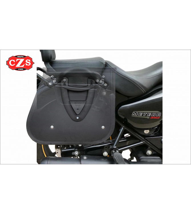 Set di borse laterale per Kawasaki W800 mod, SCIPION di base - Sistema KLICKFIX -