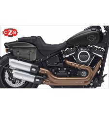 LIVE to RIDE Borsa da sella per Fat Bob Harley Davidson - Base - Nera