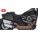 LIVE to RIDE Borsa da sella per Fat Bob Harley Davidson - Base - Nera