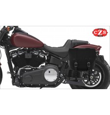 BANDO Satteltasche für Softail Fat Bob 2018 Harley Davidson - Anpassungsfähig - Basic - Schwarz