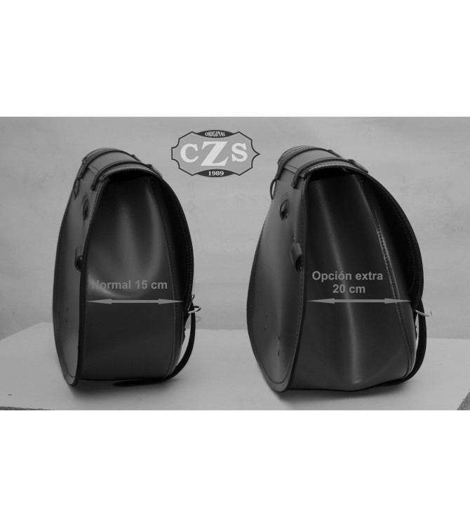 BANDO Satteltasche für Softail Fat Bob 2018 Harley Davidson - Anpassungsfähig - Basic - Schwarz