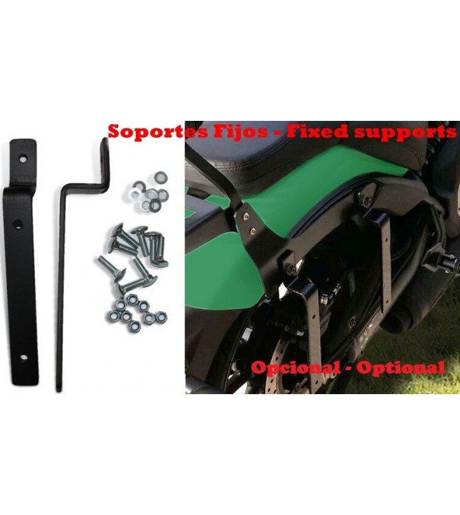 BANDO Saddlebag for Softail Fat Bob 2018 Harley Davidson - Adaptable - Basic - Black