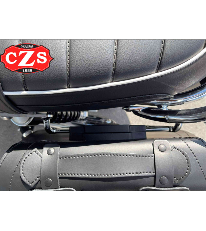 BANDO Set sacoches cavalières amovibles avec système Klickfix pour Triumph Bonneville T120 - T100 - Noir