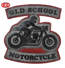 Patch Vintage "BIKER" - Old School-Motorcycle