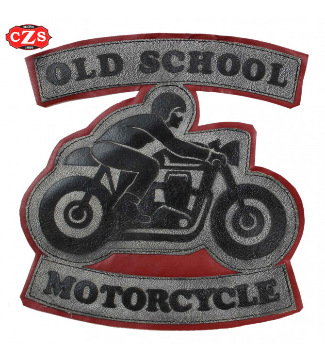 Patch Vintage "BIKER" - Old School-Motorcycle