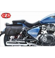 ALHAMA Satteltaschenset für Super Meteor 650 - Royal Enfield - Basic - Schwarz