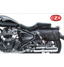 ALHAMA Satteltaschenset für Super Meteor 650 - Royal Enfield - Basic - Schwarz