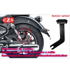 Set di borse laterali ALHAMA per Super Meteor 650 - Royal Enfield - Basic - Nero