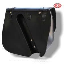 Borsa laterale per Sportster Harley Davidson mod, ULYSSES Nera - Specifico - Sinistra