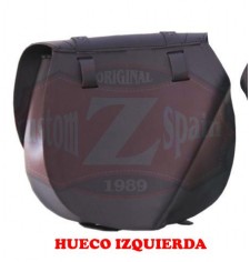 BANDO Basic-Satteltasche zur Aufnahme eines Stoßdämpfers für Guzzi V7 II Stornello - Schwarz - Links