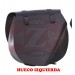 BANDO Basic Saddlebag adapted to house a shock absorber on Guzzi V7 II Stornello - Black - Left