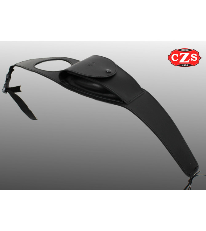 Panneau de réservoir avec poche spécifique pour Indian Scout, Scout Sixty, Scout Bobber, Scout Rouige - Basic - Noir.