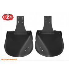 Set of BANDO saddlebags for Super meteor 650 Royal Enfield - Adapted to house the shock absorbers - Basic - Black