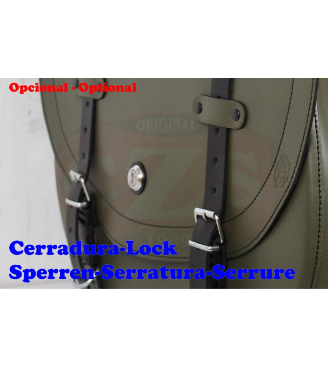 Seitliche Satteltasche mod, BIG BANDO Basis UNIVERSAL - Bicolor W/S -