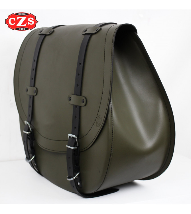 Sacoche latérale mod, BIG BANDO Basique UNIVERSEL - Bicolore B/N -