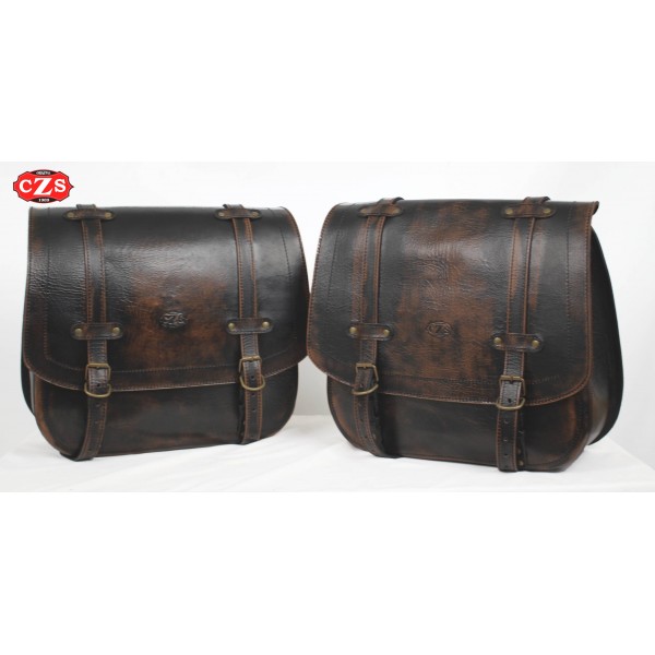 Harley Davidson vintage small leather handbag Brown