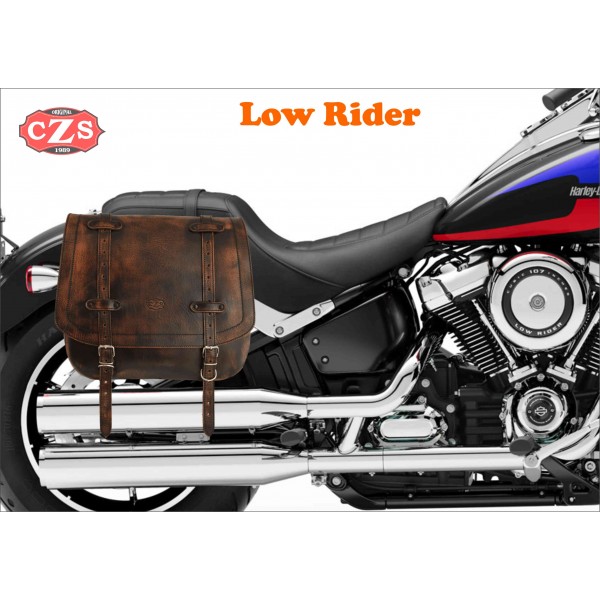 Harley davidson with discount saddlebags